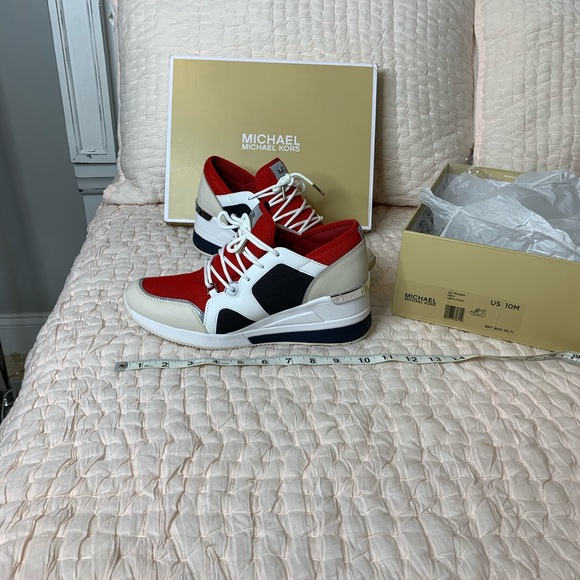 Michael Kors Liv Trainer platform wedge sneaker - Picture 1 of 7